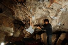 Bouldering in Hueco Tanks on 11/04/2018 with Blue Lizard Climbing and Yoga

Filename: SRM_20181104_1156190.jpg
Aperture: f/8.0
Shutter Speed: 1/250
Body: Canon EOS-1D Mark II
Lens: Canon EF 16-35mm f/2.8 L