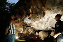 Bouldering in Hueco Tanks on 11/04/2018 with Blue Lizard Climbing and Yoga

Filename: SRM_20181104_1156480.jpg
Aperture: f/8.0
Shutter Speed: 1/250
Body: Canon EOS-1D Mark II
Lens: Canon EF 16-35mm f/2.8 L