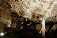 Bouldering in Hueco Tanks on 11/04/2018 with Blue Lizard Climbing and Yoga

Filename: SRM_20181104_1158100.jpg
Aperture: f/8.0
Shutter Speed: 1/250
Body: Canon EOS-1D Mark II
Lens: Canon EF 16-35mm f/2.8 L