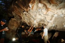 Bouldering in Hueco Tanks on 11/04/2018 with Blue Lizard Climbing and Yoga

Filename: SRM_20181104_1203360.jpg
Aperture: f/8.0
Shutter Speed: 1/250
Body: Canon EOS-1D Mark II
Lens: Canon EF 16-35mm f/2.8 L