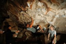 Bouldering in Hueco Tanks on 11/04/2018 with Blue Lizard Climbing and Yoga

Filename: SRM_20181104_1203520.jpg
Aperture: f/8.0
Shutter Speed: 1/250
Body: Canon EOS-1D Mark II
Lens: Canon EF 16-35mm f/2.8 L