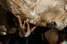 Bouldering in Hueco Tanks on 11/04/2018 with Blue Lizard Climbing and Yoga

Filename: SRM_20181104_1217510.jpg
Aperture: f/8.0
Shutter Speed: 1/250
Body: Canon EOS-1D Mark II
Lens: Canon EF 16-35mm f/2.8 L
