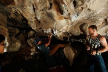 Bouldering in Hueco Tanks on 11/04/2018 with Blue Lizard Climbing and Yoga

Filename: SRM_20181104_1222400.jpg
Aperture: f/8.0
Shutter Speed: 1/250
Body: Canon EOS-1D Mark II
Lens: Canon EF 16-35mm f/2.8 L