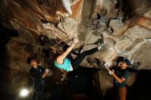 Bouldering in Hueco Tanks on 11/04/2018 with Blue Lizard Climbing and Yoga

Filename: SRM_20181104_1235000.jpg
Aperture: f/8.0
Shutter Speed: 1/250
Body: Canon EOS-1D Mark II
Lens: Canon EF 16-35mm f/2.8 L