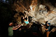 Bouldering in Hueco Tanks on 11/04/2018 with Blue Lizard Climbing and Yoga

Filename: SRM_20181104_1235050.jpg
Aperture: f/8.0
Shutter Speed: 1/250
Body: Canon EOS-1D Mark II
Lens: Canon EF 16-35mm f/2.8 L