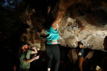 Bouldering in Hueco Tanks on 11/04/2018 with Blue Lizard Climbing and Yoga

Filename: SRM_20181104_1235350.jpg
Aperture: f/8.0
Shutter Speed: 1/250
Body: Canon EOS-1D Mark II
Lens: Canon EF 16-35mm f/2.8 L
