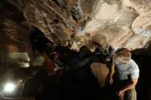 Bouldering in Hueco Tanks on 11/04/2018 with Blue Lizard Climbing and Yoga

Filename: SRM_20181104_1239120.jpg
Aperture: f/8.0
Shutter Speed: 1/250
Body: Canon EOS-1D Mark II
Lens: Canon EF 16-35mm f/2.8 L