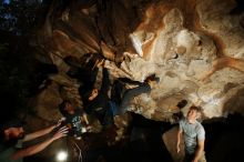 Bouldering in Hueco Tanks on 11/04/2018 with Blue Lizard Climbing and Yoga

Filename: SRM_20181104_1239300.jpg
Aperture: f/8.0
Shutter Speed: 1/250
Body: Canon EOS-1D Mark II
Lens: Canon EF 16-35mm f/2.8 L