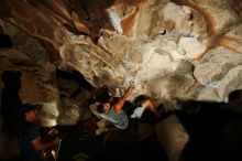 Bouldering in Hueco Tanks on 11/04/2018 with Blue Lizard Climbing and Yoga

Filename: SRM_20181104_1249330.jpg
Aperture: f/8.0
Shutter Speed: 1/250
Body: Canon EOS-1D Mark II
Lens: Canon EF 16-35mm f/2.8 L