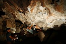 Bouldering in Hueco Tanks on 11/04/2018 with Blue Lizard Climbing and Yoga

Filename: SRM_20181104_1250550.jpg
Aperture: f/8.0
Shutter Speed: 1/250
Body: Canon EOS-1D Mark II
Lens: Canon EF 16-35mm f/2.8 L