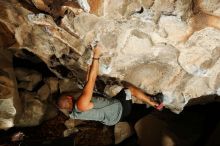 Bouldering in Hueco Tanks on 11/04/2018 with Blue Lizard Climbing and Yoga

Filename: SRM_20181104_1251030.jpg
Aperture: f/8.0
Shutter Speed: 1/250
Body: Canon EOS-1D Mark II
Lens: Canon EF 16-35mm f/2.8 L