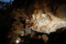 Bouldering in Hueco Tanks on 11/04/2018 with Blue Lizard Climbing and Yoga

Filename: SRM_20181104_1251090.jpg
Aperture: f/8.0
Shutter Speed: 1/250
Body: Canon EOS-1D Mark II
Lens: Canon EF 16-35mm f/2.8 L