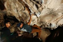 Bouldering in Hueco Tanks on 11/04/2018 with Blue Lizard Climbing and Yoga

Filename: SRM_20181104_1255180.jpg
Aperture: f/8.0
Shutter Speed: 1/250
Body: Canon EOS-1D Mark II
Lens: Canon EF 16-35mm f/2.8 L