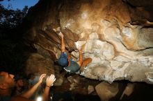 Bouldering in Hueco Tanks on 11/04/2018 with Blue Lizard Climbing and Yoga

Filename: SRM_20181104_1257120.jpg
Aperture: f/8.0
Shutter Speed: 1/250
Body: Canon EOS-1D Mark II
Lens: Canon EF 16-35mm f/2.8 L