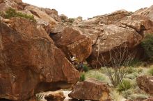 Bouldering in Hueco Tanks on 11/10/2018 with Blue Lizard Climbing and Yoga

Filename: SRM_20181110_1131220.jpg
Aperture: f/5.6
Shutter Speed: 1/500
Body: Canon EOS-1D Mark II
Lens: Canon EF 16-35mm f/2.8 L