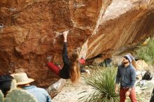 Bouldering in Hueco Tanks on 11/10/2018 with Blue Lizard Climbing and Yoga

Filename: SRM_20181110_1151320.jpg
Aperture: f/3.5
Shutter Speed: 1/400
Body: Canon EOS-1D Mark II
Lens: Canon EF 50mm f/1.8 II