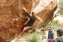 Bouldering in Hueco Tanks on 11/10/2018 with Blue Lizard Climbing and Yoga

Filename: SRM_20181110_1151460.jpg
Aperture: f/3.5
Shutter Speed: 1/320
Body: Canon EOS-1D Mark II
Lens: Canon EF 50mm f/1.8 II