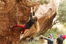 Bouldering in Hueco Tanks on 11/10/2018 with Blue Lizard Climbing and Yoga

Filename: SRM_20181110_1151540.jpg
Aperture: f/3.5
Shutter Speed: 1/400
Body: Canon EOS-1D Mark II
Lens: Canon EF 50mm f/1.8 II