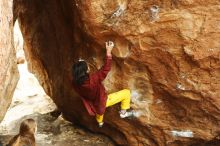 Bouldering in Hueco Tanks on 11/10/2018 with Blue Lizard Climbing and Yoga

Filename: SRM_20181110_1208370.jpg
Aperture: f/4.0
Shutter Speed: 1/160
Body: Canon EOS-1D Mark II
Lens: Canon EF 50mm f/1.8 II