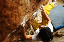 Bouldering in Hueco Tanks on 11/10/2018 with Blue Lizard Climbing and Yoga

Filename: SRM_20181110_1213180.jpg
Aperture: f/3.2
Shutter Speed: 1/320
Body: Canon EOS-1D Mark II
Lens: Canon EF 50mm f/1.8 II