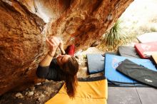 Bouldering in Hueco Tanks on 11/10/2018 with Blue Lizard Climbing and Yoga

Filename: SRM_20181110_1217590.jpg
Aperture: f/4.0
Shutter Speed: 1/250
Body: Canon EOS-1D Mark II
Lens: Canon EF 16-35mm f/2.8 L