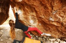 Bouldering in Hueco Tanks on 11/10/2018 with Blue Lizard Climbing and Yoga

Filename: SRM_20181110_1220430.jpg
Aperture: f/4.0
Shutter Speed: 1/200
Body: Canon EOS-1D Mark II
Lens: Canon EF 16-35mm f/2.8 L