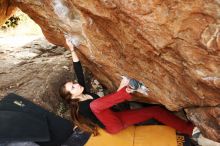 Bouldering in Hueco Tanks on 11/10/2018 with Blue Lizard Climbing and Yoga

Filename: SRM_20181110_1229130.jpg
Aperture: f/4.0
Shutter Speed: 1/320
Body: Canon EOS-1D Mark II
Lens: Canon EF 16-35mm f/2.8 L