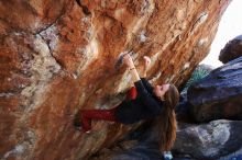 Bouldering in Hueco Tanks on 11/10/2018 with Blue Lizard Climbing and Yoga

Filename: SRM_20181110_1324010.jpg
Aperture: f/4.0
Shutter Speed: 1/250
Body: Canon EOS-1D Mark II
Lens: Canon EF 16-35mm f/2.8 L