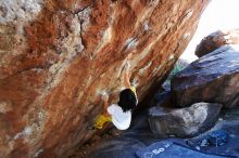 Bouldering in Hueco Tanks on 11/10/2018 with Blue Lizard Climbing and Yoga

Filename: SRM_20181110_1325010.jpg
Aperture: f/4.0
Shutter Speed: 1/250
Body: Canon EOS-1D Mark II
Lens: Canon EF 16-35mm f/2.8 L