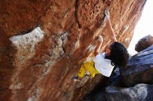 Bouldering in Hueco Tanks on 11/10/2018 with Blue Lizard Climbing and Yoga

Filename: SRM_20181110_1325110.jpg
Aperture: f/4.0
Shutter Speed: 1/250
Body: Canon EOS-1D Mark II
Lens: Canon EF 16-35mm f/2.8 L