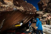 Bouldering in Hueco Tanks on 11/10/2018 with Blue Lizard Climbing and Yoga

Filename: SRM_20181110_1403430.jpg
Aperture: f/8.0
Shutter Speed: 1/250
Body: Canon EOS-1D Mark II
Lens: Canon EF 16-35mm f/2.8 L
