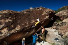 Bouldering in Hueco Tanks on 11/10/2018 with Blue Lizard Climbing and Yoga

Filename: SRM_20181110_1404170.jpg
Aperture: f/8.0
Shutter Speed: 1/250
Body: Canon EOS-1D Mark II
Lens: Canon EF 16-35mm f/2.8 L