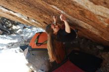 Bouldering in Hueco Tanks on 11/10/2018 with Blue Lizard Climbing and Yoga

Filename: SRM_20181110_1418300.jpg
Aperture: f/4.0
Shutter Speed: 1/250
Body: Canon EOS-1D Mark II
Lens: Canon EF 50mm f/1.8 II