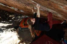 Bouldering in Hueco Tanks on 11/10/2018 with Blue Lizard Climbing and Yoga

Filename: SRM_20181110_1420260.jpg
Aperture: f/5.0
Shutter Speed: 1/250
Body: Canon EOS-1D Mark II
Lens: Canon EF 50mm f/1.8 II