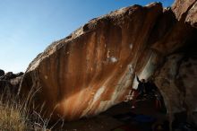 Bouldering in Hueco Tanks on 11/10/2018 with Blue Lizard Climbing and Yoga

Filename: SRM_20181110_1550060.jpg
Aperture: f/9.0
Shutter Speed: 1/250
Body: Canon EOS-1D Mark II
Lens: Canon EF 16-35mm f/2.8 L