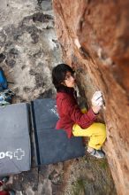 Bouldering in Hueco Tanks on 11/10/2018 with Blue Lizard Climbing and Yoga

Filename: SRM_20181110_1722480.jpg
Aperture: f/3.5
Shutter Speed: 1/320
Body: Canon EOS-1D Mark II
Lens: Canon EF 16-35mm f/2.8 L