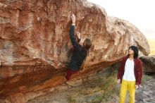 Bouldering in Hueco Tanks on 11/10/2018 with Blue Lizard Climbing and Yoga

Filename: SRM_20181110_1733520.jpg
Aperture: f/4.5
Shutter Speed: 1/320
Body: Canon EOS-1D Mark II
Lens: Canon EF 16-35mm f/2.8 L