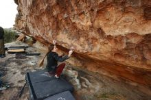 Bouldering in Hueco Tanks on 11/10/2018 with Blue Lizard Climbing and Yoga

Filename: SRM_20181110_1742260.jpg
Aperture: f/4.5
Shutter Speed: 1/250
Body: Canon EOS-1D Mark II
Lens: Canon EF 16-35mm f/2.8 L