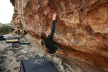 Bouldering in Hueco Tanks on 11/10/2018 with Blue Lizard Climbing and Yoga

Filename: SRM_20181110_1743040.jpg
Aperture: f/4.5
Shutter Speed: 1/250
Body: Canon EOS-1D Mark II
Lens: Canon EF 16-35mm f/2.8 L