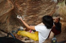 Bouldering in Hueco Tanks on 11/10/2018 with Blue Lizard Climbing and Yoga

Filename: SRM_20181110_1813390.jpg
Aperture: f/1.8
Shutter Speed: 1/160
Body: Canon EOS-1D Mark II
Lens: Canon EF 50mm f/1.8 II