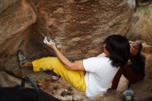 Bouldering in Hueco Tanks on 11/10/2018 with Blue Lizard Climbing and Yoga

Filename: SRM_20181110_1813400.jpg
Aperture: f/1.8
Shutter Speed: 1/160
Body: Canon EOS-1D Mark II
Lens: Canon EF 50mm f/1.8 II