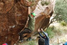 Bouldering in Hueco Tanks on 11/10/2018 with Blue Lizard Climbing and Yoga

Filename: SRM_20181110_1147260.jpg
Aperture: f/3.2
Shutter Speed: 1/640
Body: Canon EOS-1D Mark II
Lens: Canon EF 50mm f/1.8 II