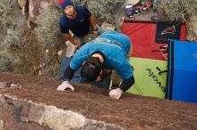 Bouldering in Hueco Tanks on 11/10/2018 with Blue Lizard Climbing and Yoga

Filename: SRM_20181110_1121260.jpg
Aperture: f/5.6
Shutter Speed: 1/500
Body: Canon EOS-1D Mark II
Lens: Canon EF 16-35mm f/2.8 L