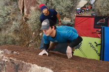 Bouldering in Hueco Tanks on 11/10/2018 with Blue Lizard Climbing and Yoga

Filename: SRM_20181110_1121290.jpg
Aperture: f/5.6
Shutter Speed: 1/500
Body: Canon EOS-1D Mark II
Lens: Canon EF 16-35mm f/2.8 L