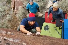 Bouldering in Hueco Tanks on 11/10/2018 with Blue Lizard Climbing and Yoga

Filename: SRM_20181110_1126440.jpg
Aperture: f/5.6
Shutter Speed: 1/400
Body: Canon EOS-1D Mark II
Lens: Canon EF 16-35mm f/2.8 L