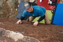 Bouldering in Hueco Tanks on 11/10/2018 with Blue Lizard Climbing and Yoga

Filename: SRM_20181110_1132370.jpg
Aperture: f/5.6
Shutter Speed: 1/400
Body: Canon EOS-1D Mark II
Lens: Canon EF 16-35mm f/2.8 L