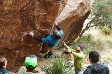 Bouldering in Hueco Tanks on 11/10/2018 with Blue Lizard Climbing and Yoga

Filename: SRM_20181110_1153360.jpg
Aperture: f/4.0
Shutter Speed: 1/400
Body: Canon EOS-1D Mark II
Lens: Canon EF 50mm f/1.8 II