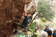 Bouldering in Hueco Tanks on 11/10/2018 with Blue Lizard Climbing and Yoga

Filename: SRM_20181110_1154220.jpg
Aperture: f/4.0
Shutter Speed: 1/400
Body: Canon EOS-1D Mark II
Lens: Canon EF 50mm f/1.8 II