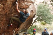 Bouldering in Hueco Tanks on 11/10/2018 with Blue Lizard Climbing and Yoga

Filename: SRM_20181110_1154270.jpg
Aperture: f/4.0
Shutter Speed: 1/400
Body: Canon EOS-1D Mark II
Lens: Canon EF 50mm f/1.8 II