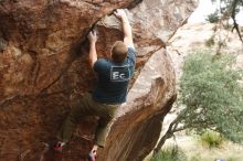 Bouldering in Hueco Tanks on 11/10/2018 with Blue Lizard Climbing and Yoga

Filename: SRM_20181110_1154300.jpg
Aperture: f/4.0
Shutter Speed: 1/400
Body: Canon EOS-1D Mark II
Lens: Canon EF 50mm f/1.8 II